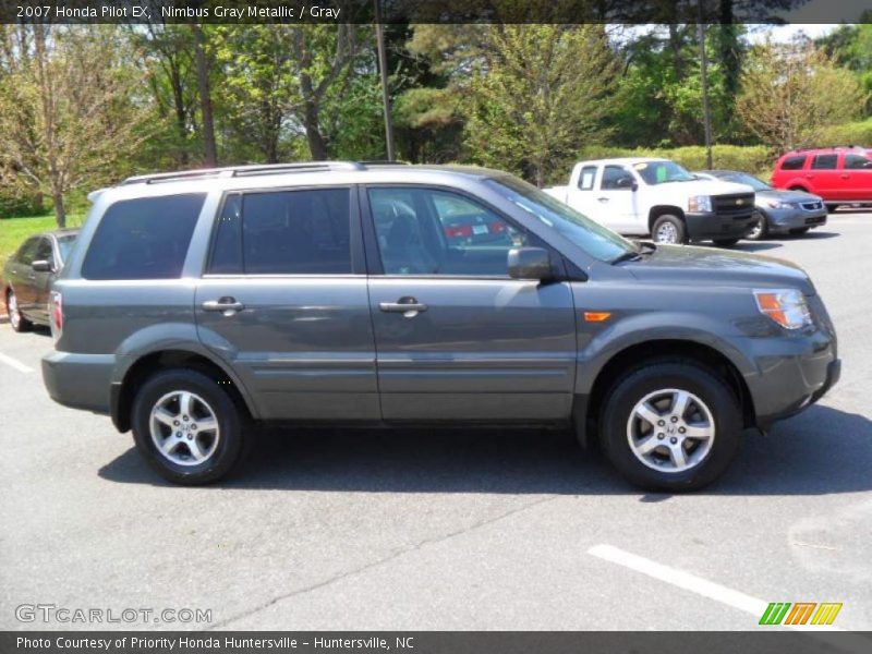 Nimbus Gray Metallic / Gray 2007 Honda Pilot EX