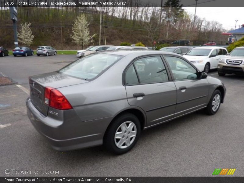 Magnesium Metallic / Gray 2005 Honda Civic Value Package Sedan