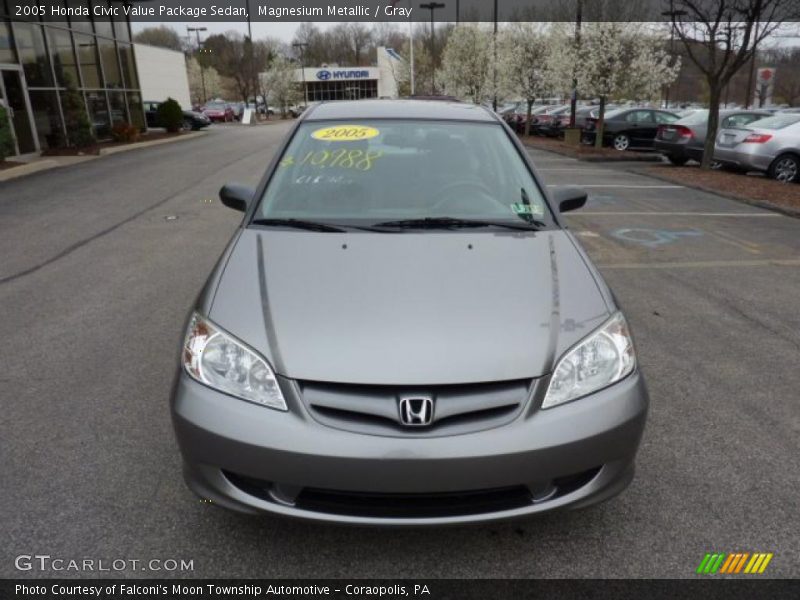 Magnesium Metallic / Gray 2005 Honda Civic Value Package Sedan