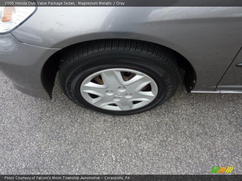 Magnesium Metallic / Gray 2005 Honda Civic Value Package Sedan