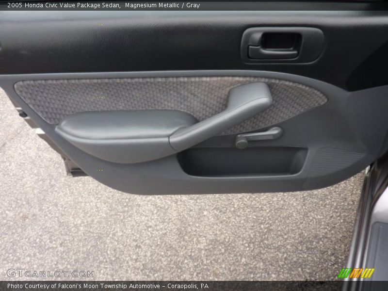 Magnesium Metallic / Gray 2005 Honda Civic Value Package Sedan