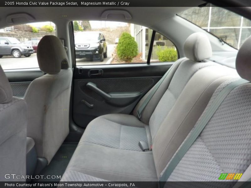 Magnesium Metallic / Gray 2005 Honda Civic Value Package Sedan