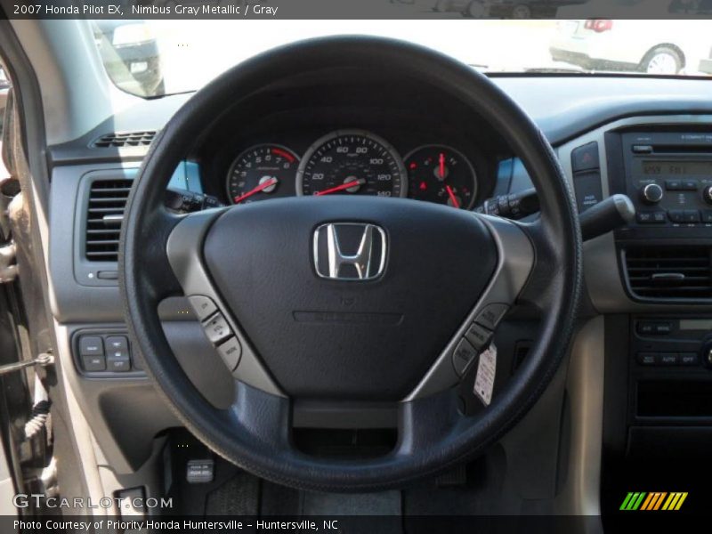 Nimbus Gray Metallic / Gray 2007 Honda Pilot EX