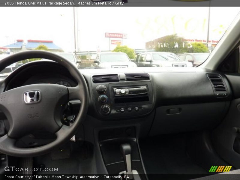 Magnesium Metallic / Gray 2005 Honda Civic Value Package Sedan