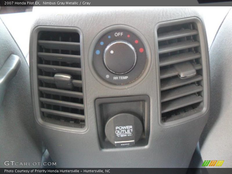 Nimbus Gray Metallic / Gray 2007 Honda Pilot EX