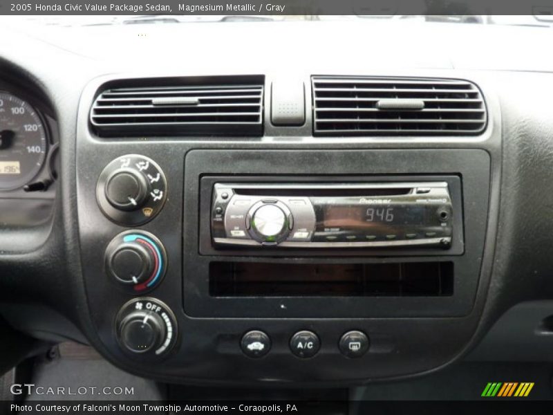 Magnesium Metallic / Gray 2005 Honda Civic Value Package Sedan