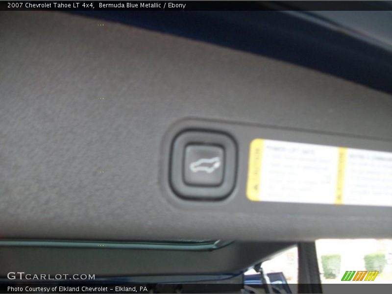 Bermuda Blue Metallic / Ebony 2007 Chevrolet Tahoe LT 4x4