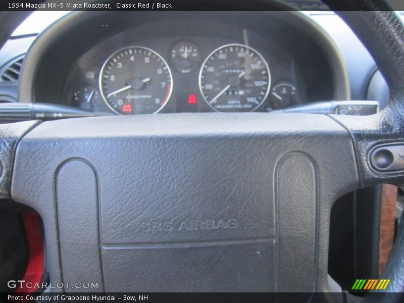 Classic Red / Black 1994 Mazda MX-5 Miata Roadster
