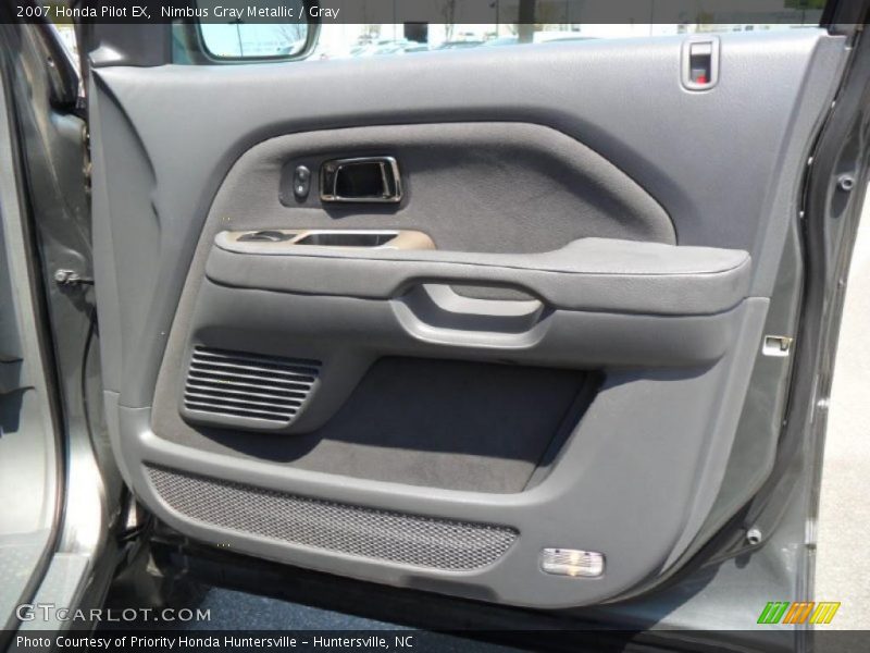 Nimbus Gray Metallic / Gray 2007 Honda Pilot EX