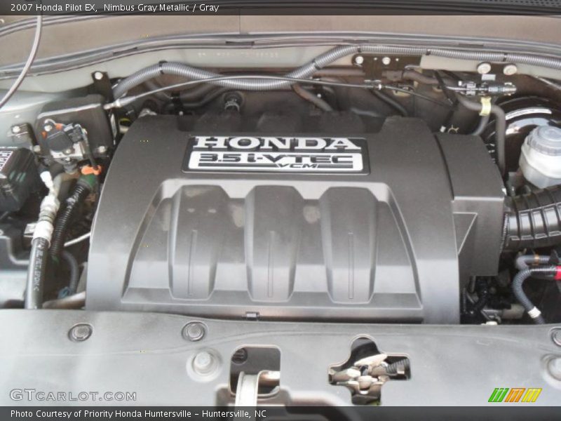 Nimbus Gray Metallic / Gray 2007 Honda Pilot EX