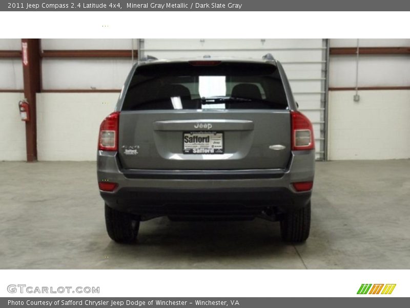 Mineral Gray Metallic / Dark Slate Gray 2011 Jeep Compass 2.4 Latitude 4x4