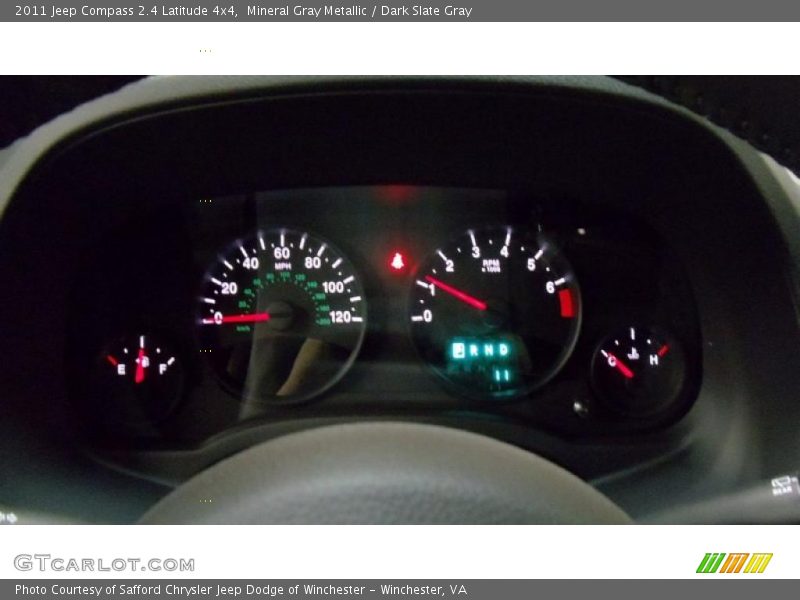 Mineral Gray Metallic / Dark Slate Gray 2011 Jeep Compass 2.4 Latitude 4x4