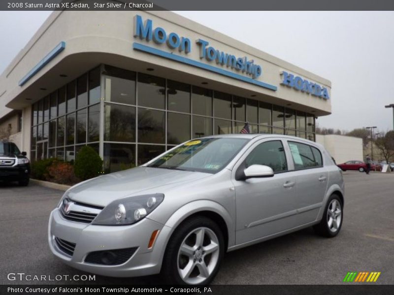 Star Silver / Charcoal 2008 Saturn Astra XE Sedan