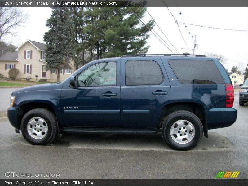 Bermuda Blue Metallic / Ebony 2007 Chevrolet Tahoe LT 4x4