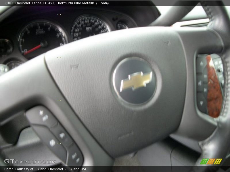 Bermuda Blue Metallic / Ebony 2007 Chevrolet Tahoe LT 4x4