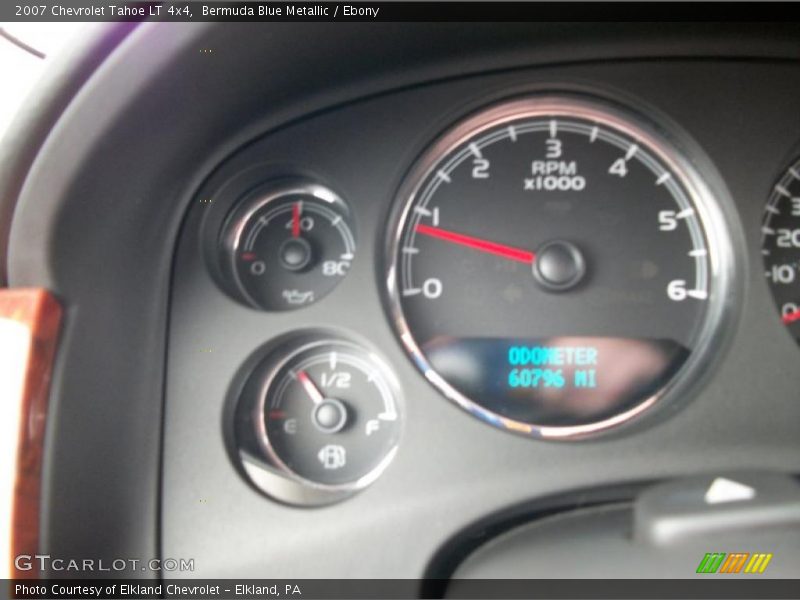 Bermuda Blue Metallic / Ebony 2007 Chevrolet Tahoe LT 4x4