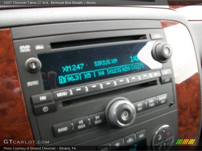 Bermuda Blue Metallic / Ebony 2007 Chevrolet Tahoe LT 4x4