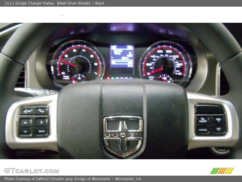 Billett Silver Metallic / Black 2011 Dodge Charger Rallye