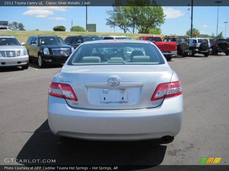Classic Silver Metallic / Ash 2011 Toyota Camry LE