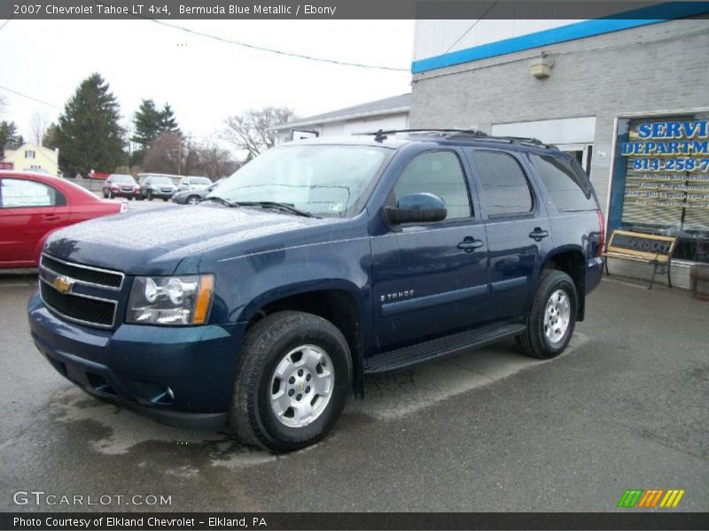 Bermuda Blue Metallic / Ebony 2007 Chevrolet Tahoe LT 4x4