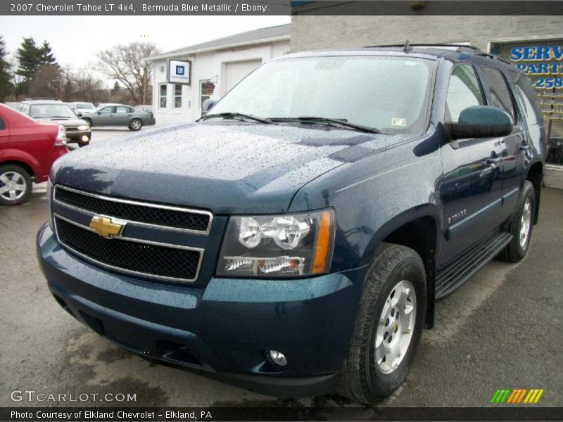 Bermuda Blue Metallic / Ebony 2007 Chevrolet Tahoe LT 4x4