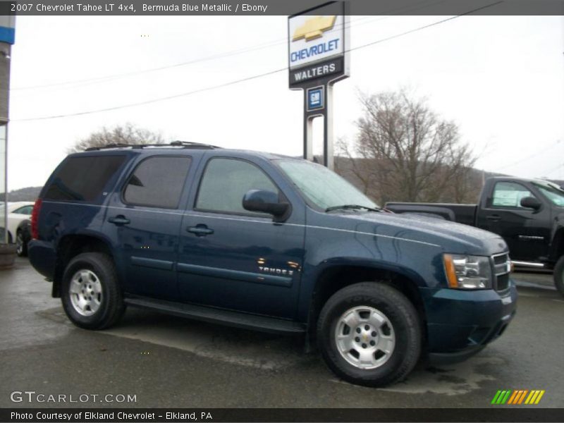 Bermuda Blue Metallic / Ebony 2007 Chevrolet Tahoe LT 4x4