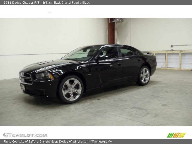 Brilliant Black Crystal Pearl / Black 2011 Dodge Charger R/T