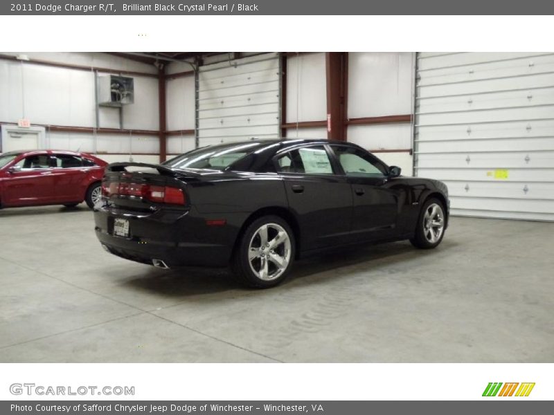 Brilliant Black Crystal Pearl / Black 2011 Dodge Charger R/T