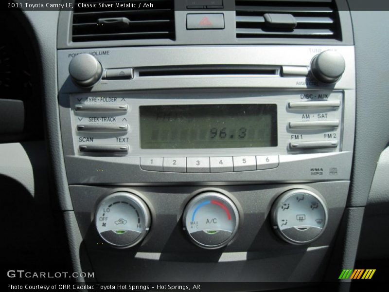 Classic Silver Metallic / Ash 2011 Toyota Camry LE