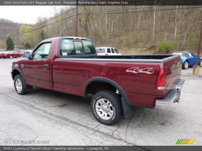 Toreador Red Metallic / Dark Graphite Grey 2003 Ford F150 XLT Regular Cab 4x4