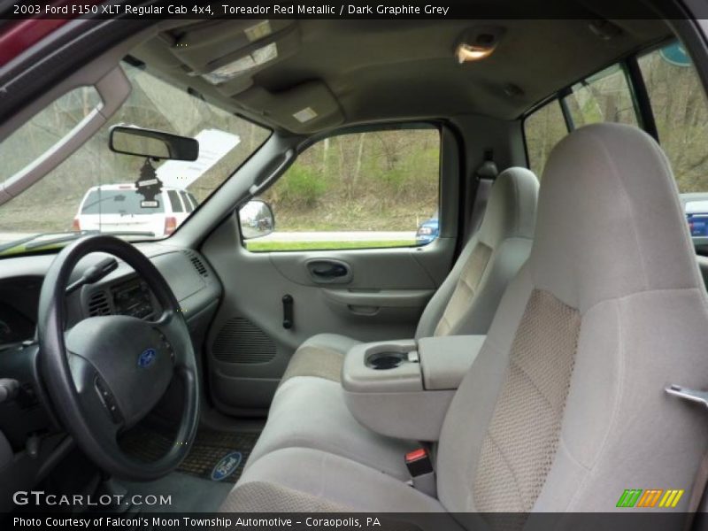 Toreador Red Metallic / Dark Graphite Grey 2003 Ford F150 XLT Regular Cab 4x4