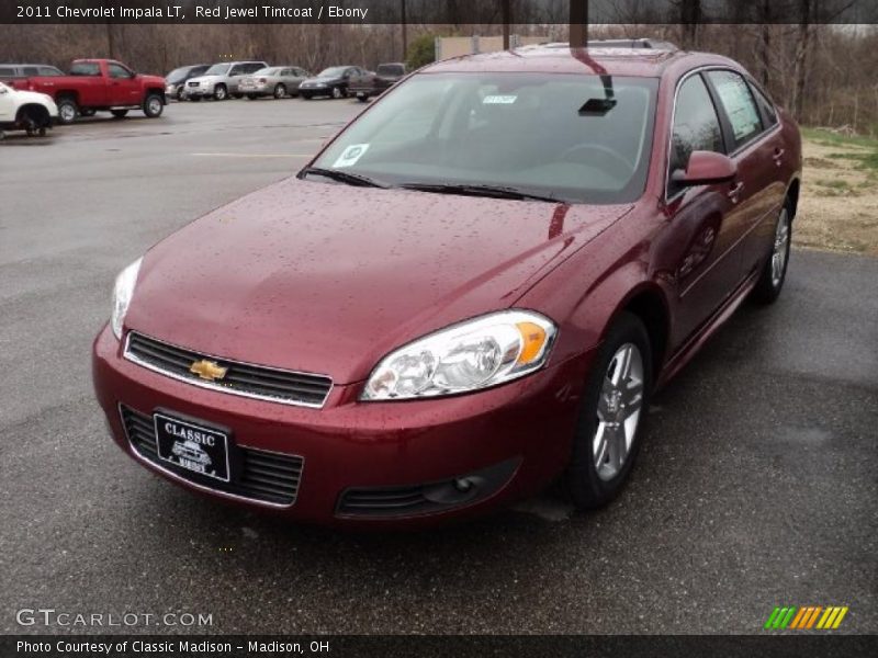 Red Jewel Tintcoat / Ebony 2011 Chevrolet Impala LT