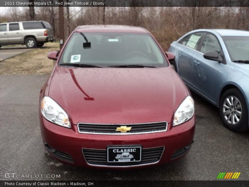 Red Jewel Tintcoat / Ebony 2011 Chevrolet Impala LT