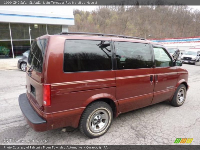 Light Toreador Red Metallic / Neutral 1999 GMC Safari SL AWD