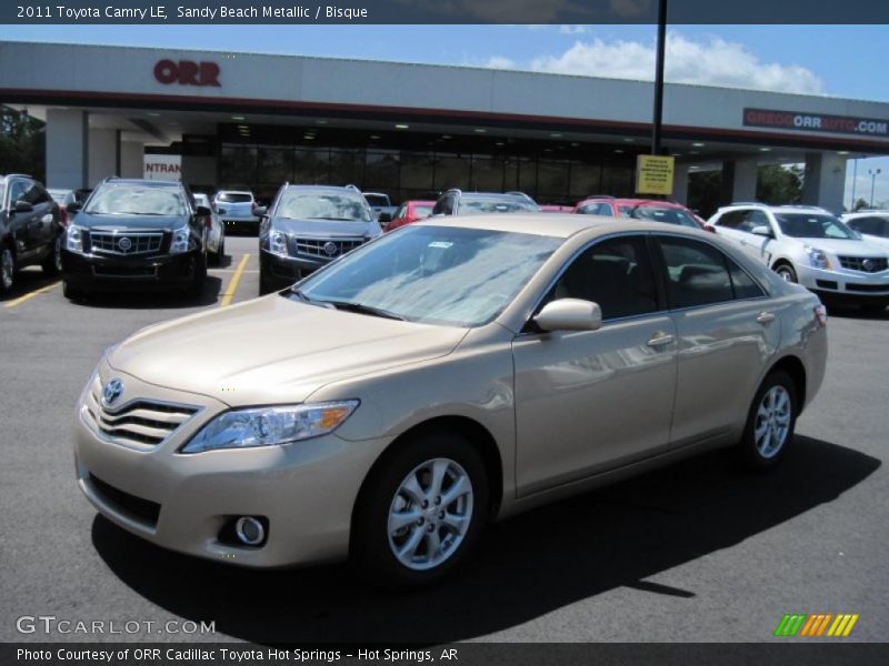 Sandy Beach Metallic / Bisque 2011 Toyota Camry LE