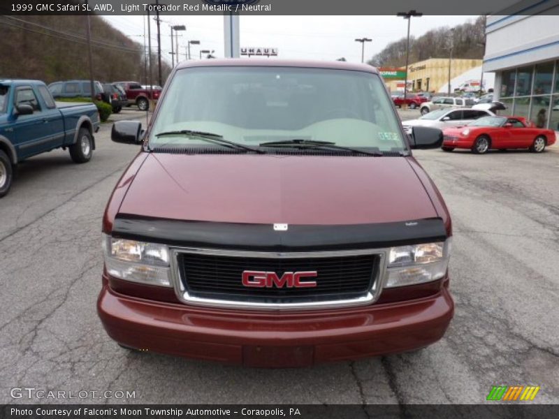 Light Toreador Red Metallic / Neutral 1999 GMC Safari SL AWD