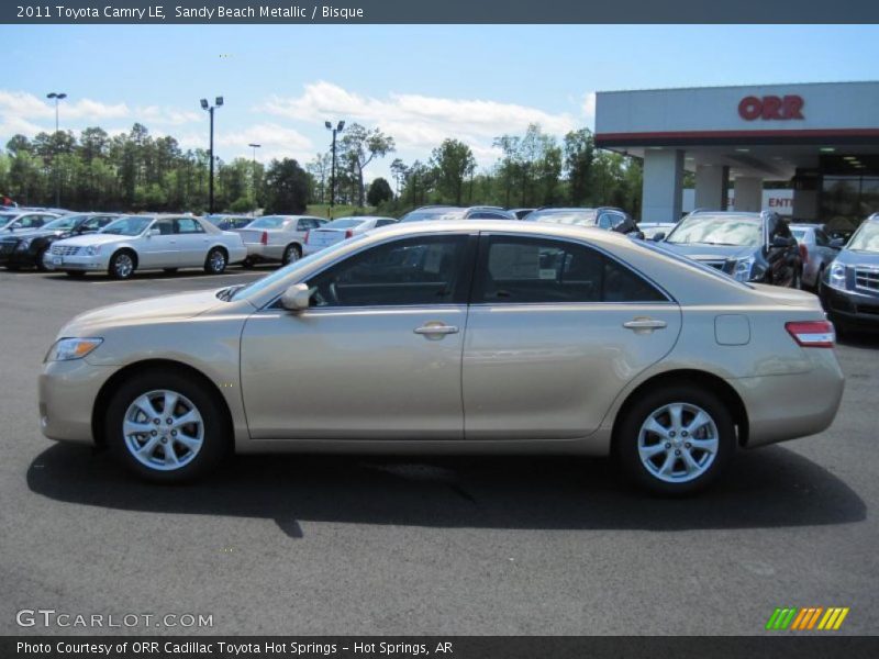 Sandy Beach Metallic / Bisque 2011 Toyota Camry LE