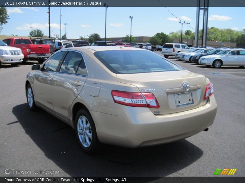 Sandy Beach Metallic / Bisque 2011 Toyota Camry LE