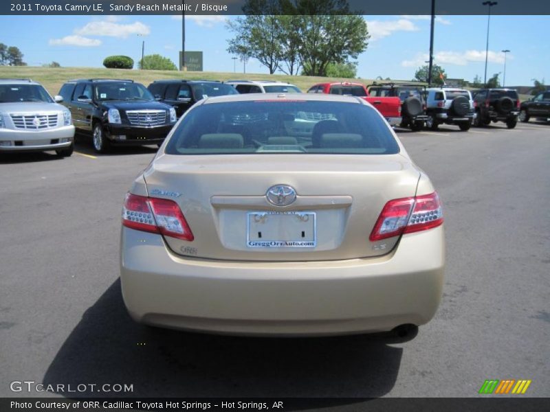 Sandy Beach Metallic / Bisque 2011 Toyota Camry LE