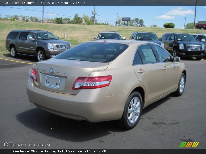 Sandy Beach Metallic / Bisque 2011 Toyota Camry LE