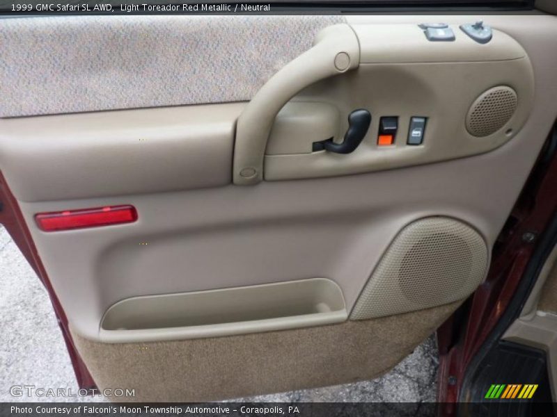 Light Toreador Red Metallic / Neutral 1999 GMC Safari SL AWD