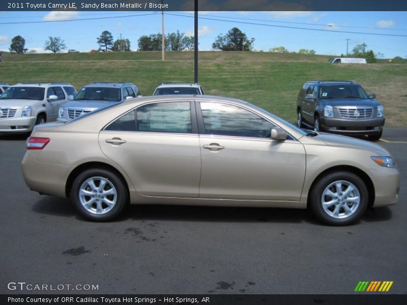 Sandy Beach Metallic / Bisque 2011 Toyota Camry LE