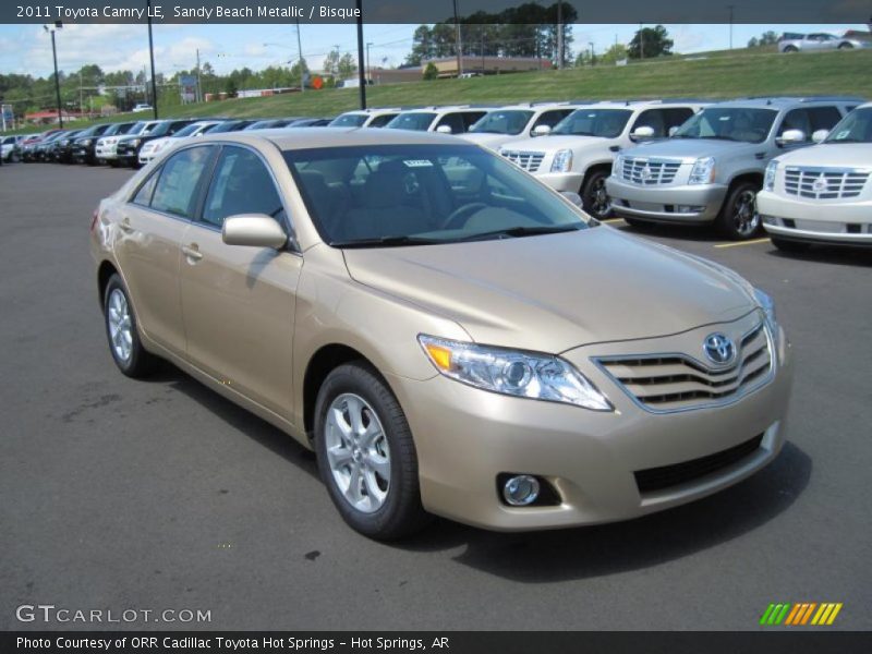 Sandy Beach Metallic / Bisque 2011 Toyota Camry LE