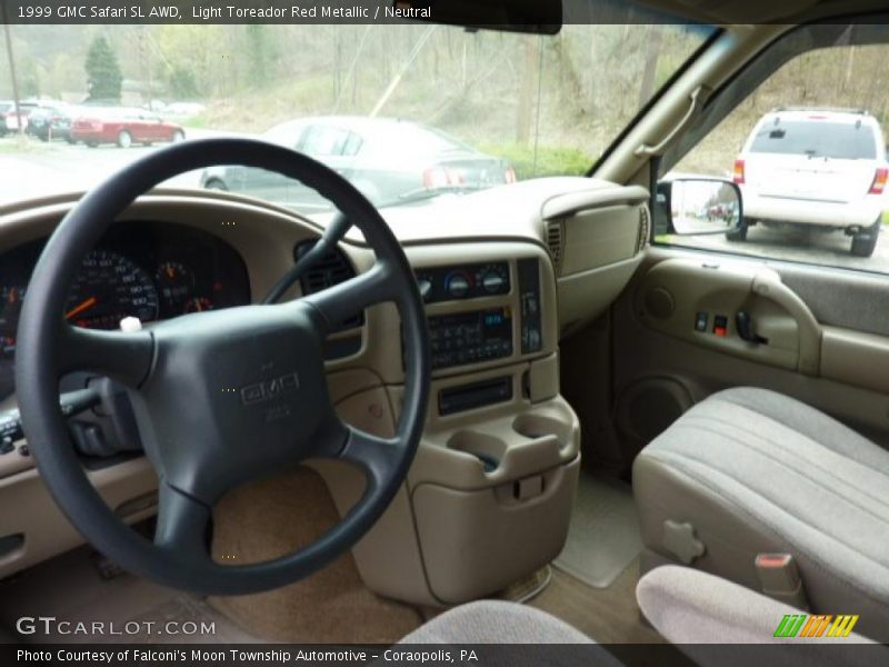 Light Toreador Red Metallic / Neutral 1999 GMC Safari SL AWD