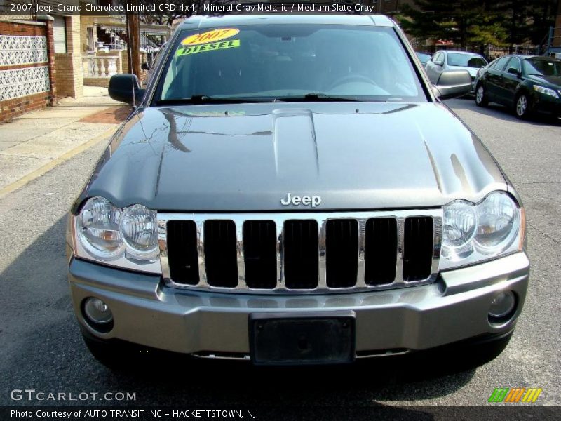 Mineral Gray Metallic / Medium Slate Gray 2007 Jeep Grand Cherokee Limited CRD 4x4