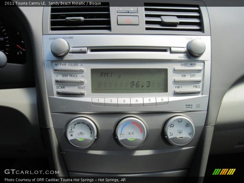 Sandy Beach Metallic / Bisque 2011 Toyota Camry LE