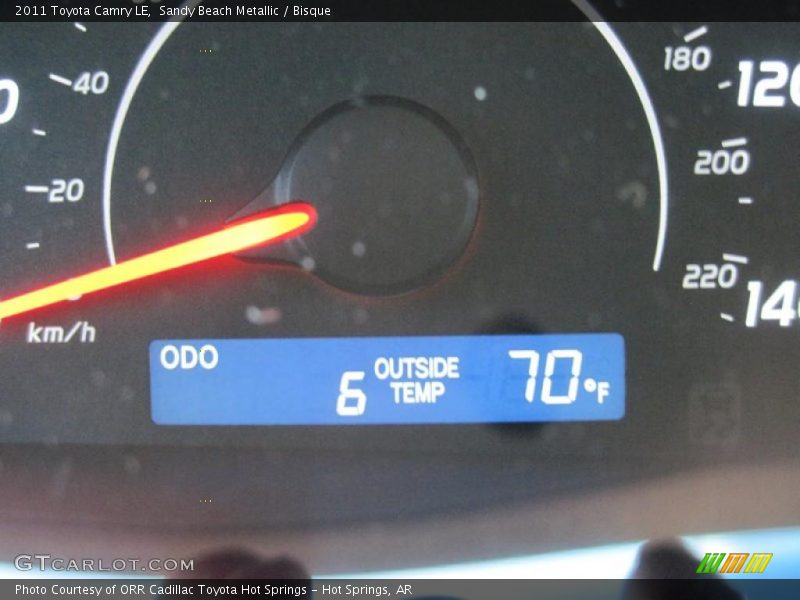 Sandy Beach Metallic / Bisque 2011 Toyota Camry LE