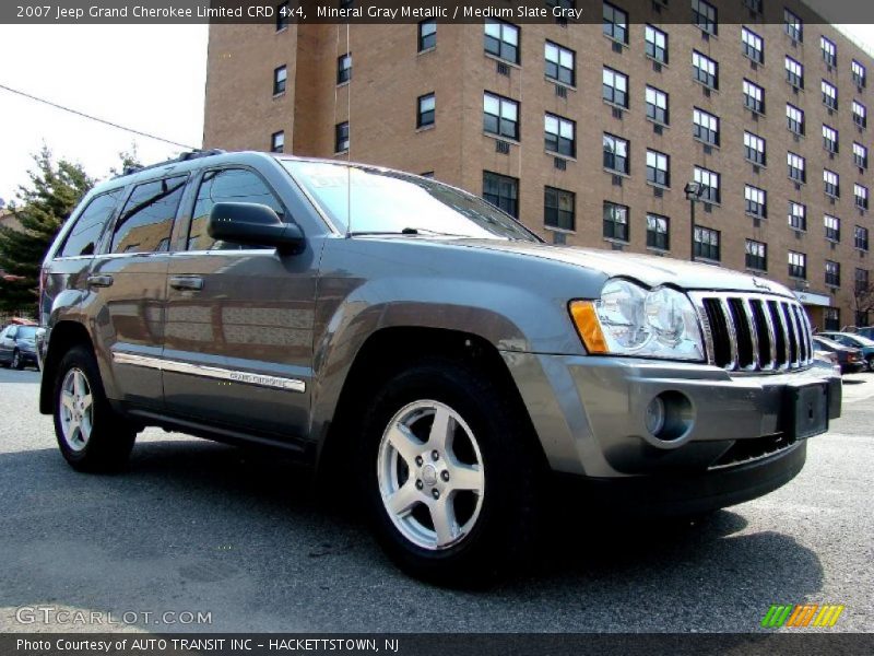 Mineral Gray Metallic / Medium Slate Gray 2007 Jeep Grand Cherokee Limited CRD 4x4