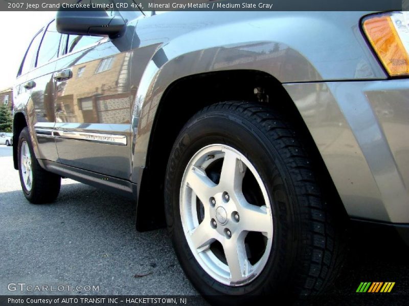 Mineral Gray Metallic / Medium Slate Gray 2007 Jeep Grand Cherokee Limited CRD 4x4