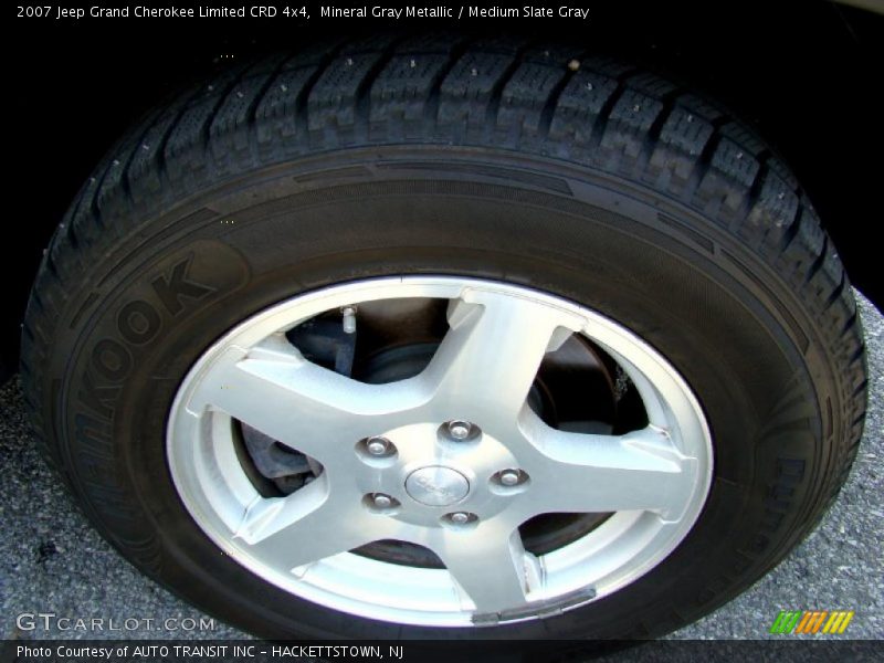 Mineral Gray Metallic / Medium Slate Gray 2007 Jeep Grand Cherokee Limited CRD 4x4